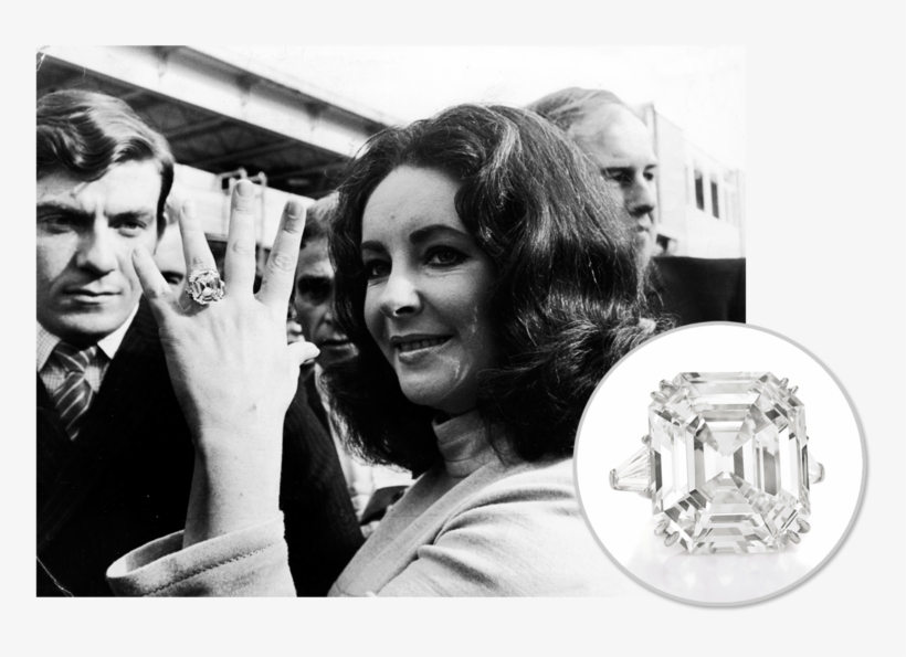 The Elizabeth Taylor Diamond, Gift From Richard Burton, transparent png #6337073
