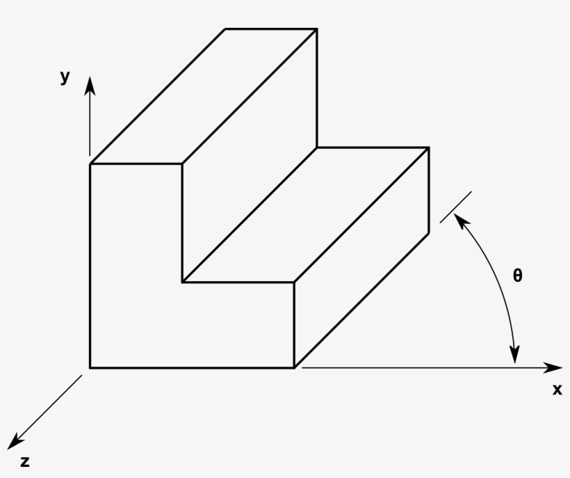 46k Oblique L Block - Oblique Drawing L, transparent png #6337144