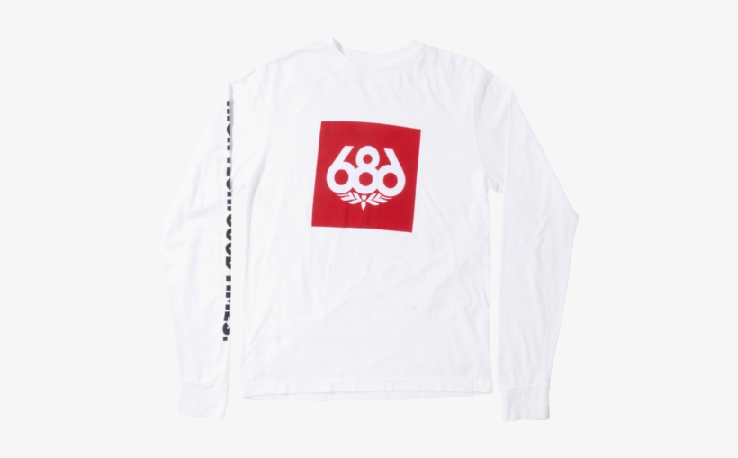 686 Male Knockout L/s 2016 Cotton White Extra Large, transparent png #6337338