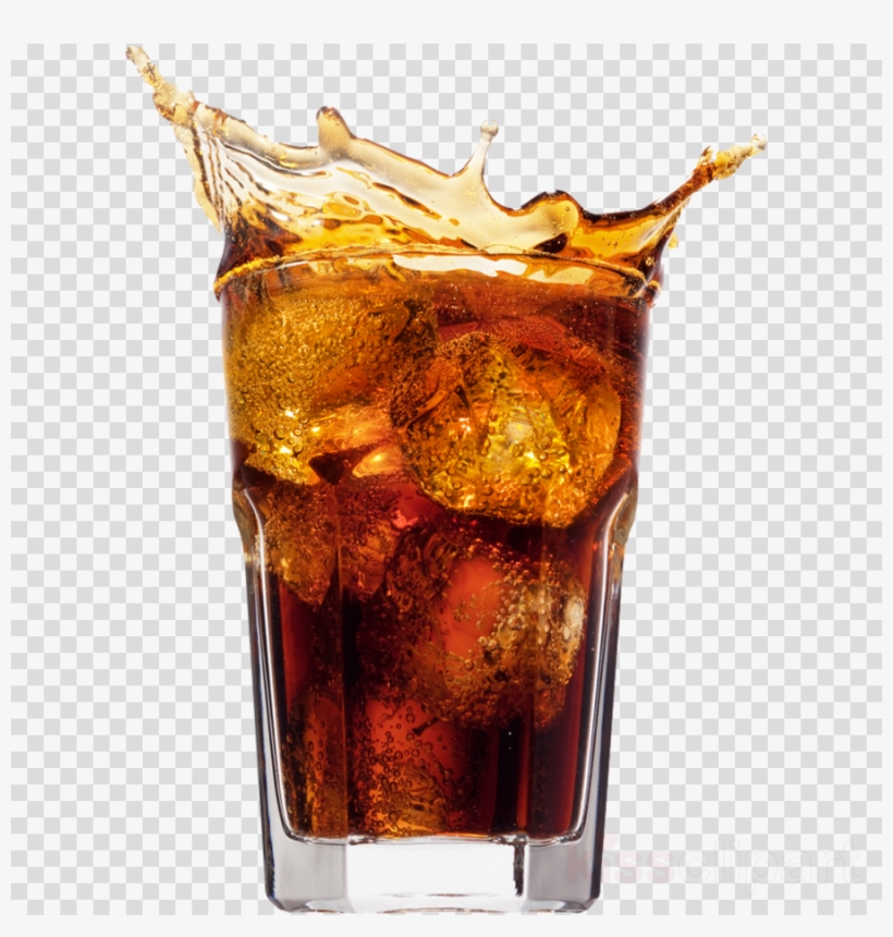 Soft Drink Png Clipart Fizzy Drinks Coca-cola - Glass Of Coca Cola Png, transparent png #6338757