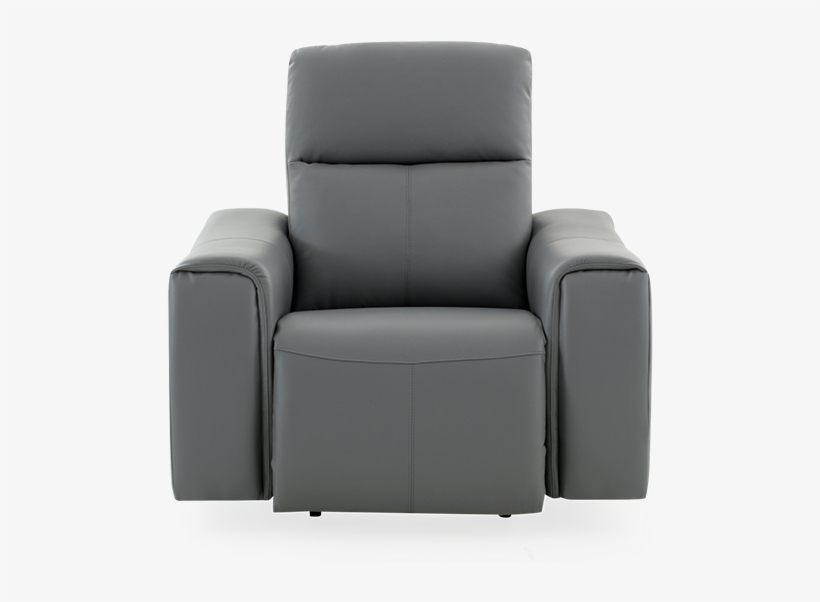Image For Grey Reclining, Rocking And Motorized Armchair - Recliner, transparent png #6338946