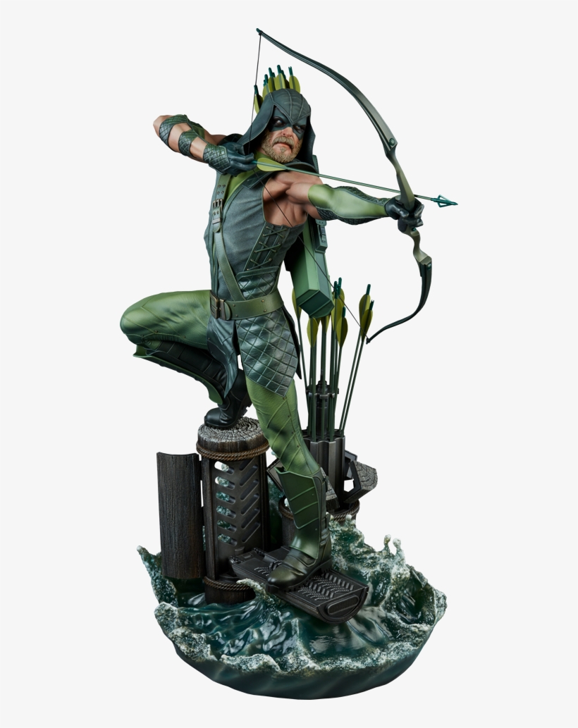 Green Arrow Premium Format Statue - Green Arrow Figure, transparent png #6339458