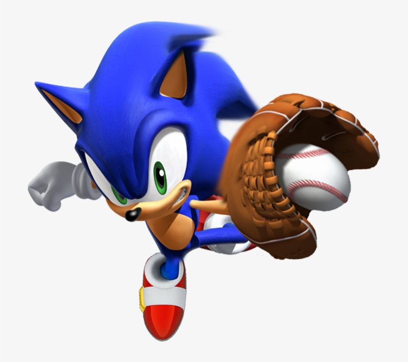 Bb-sonic - Sonic The Hedgehog Baseball, transparent png #6340928
