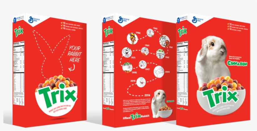 New Trix Box Cutout - Trix Cereal - 10.7 Oz By Trix, transparent png #6341037