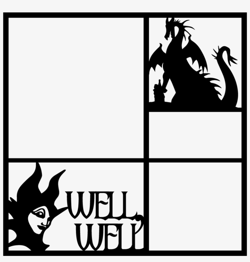 Well Well Scrapbook Overlay - Sleeping Beauty, transparent png #6341626