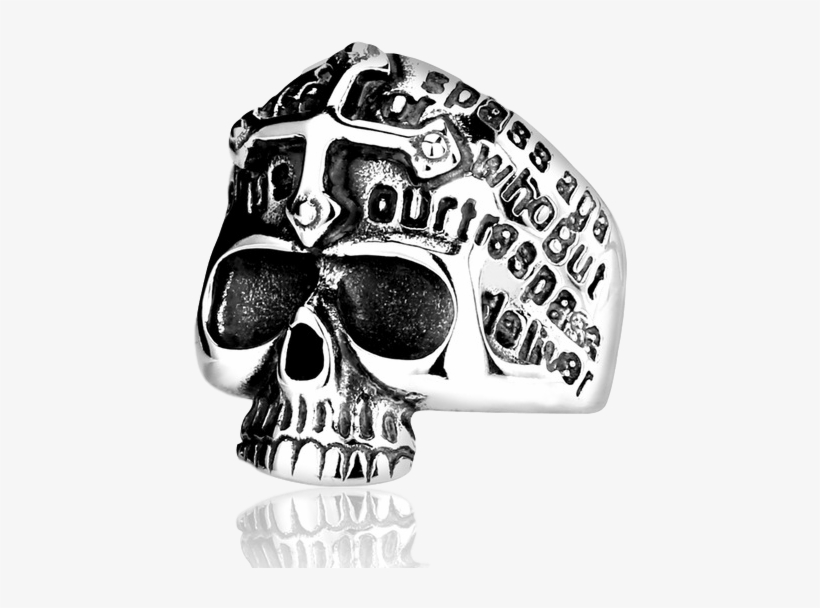 Men's Cross Demon Skull Ring - Gdstar_rings_1 Gdstar Gothic Men's Biker Cross Demon, transparent png #6341957