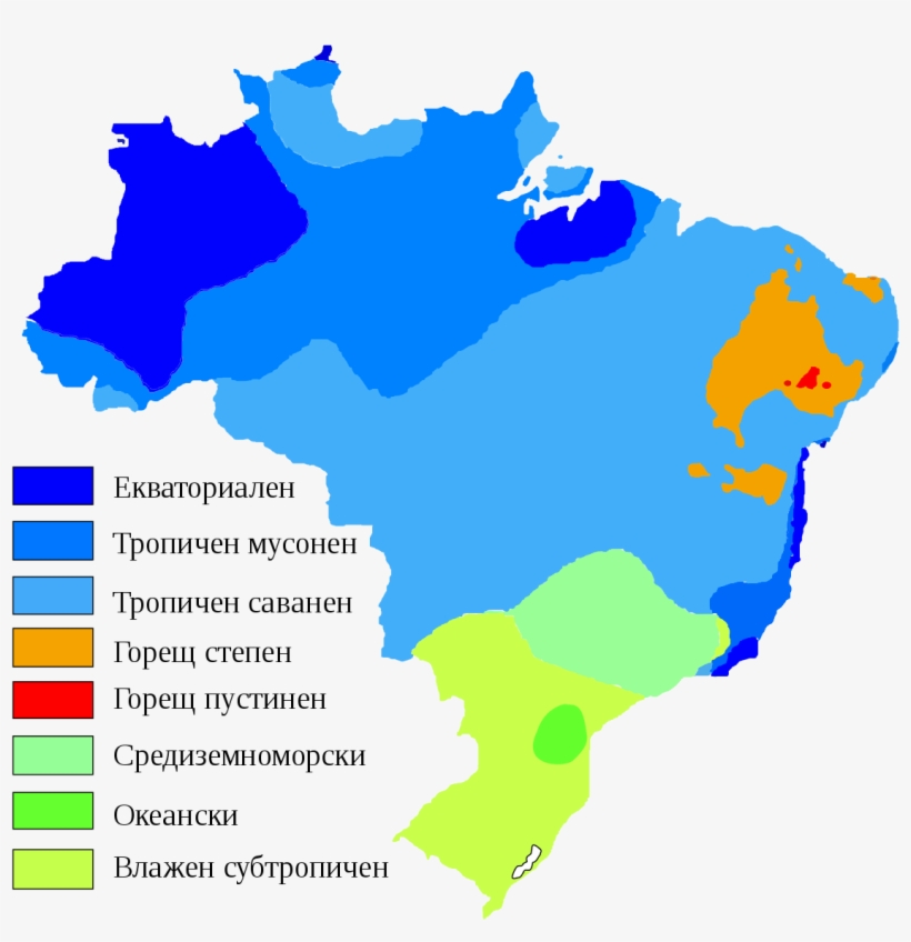 Union Europenne Construction Wikiversit - Climate Map Of Brazil, transparent png #6342435