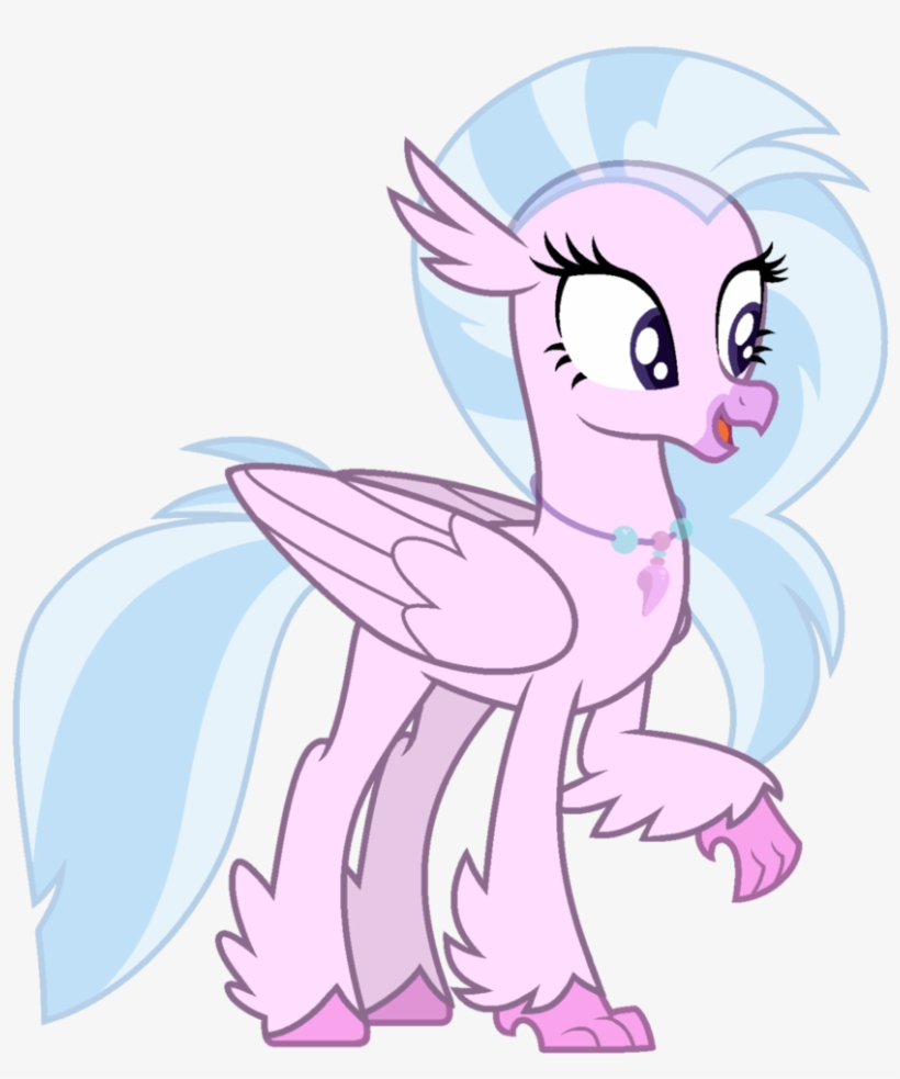 Mlp Base Silver Stream By Lorenacarrizo18 - Mlp Hippogriff Base, transparent png #6342843