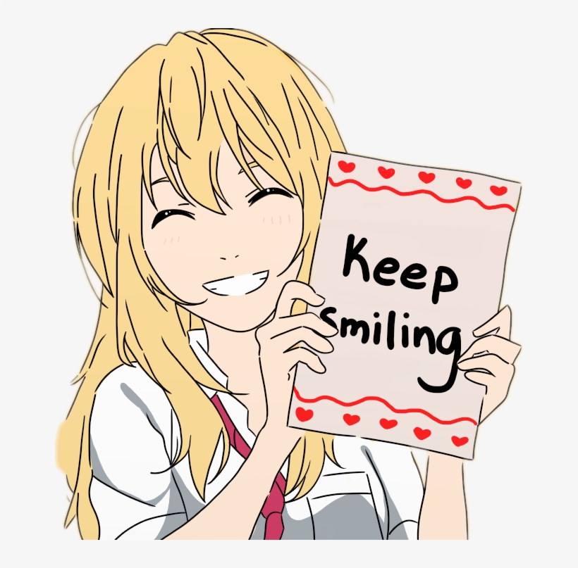 Kaorimiyazono Shigatsuwakiminouso Freetoedit Happy - Kaori, transparent png #6343001
