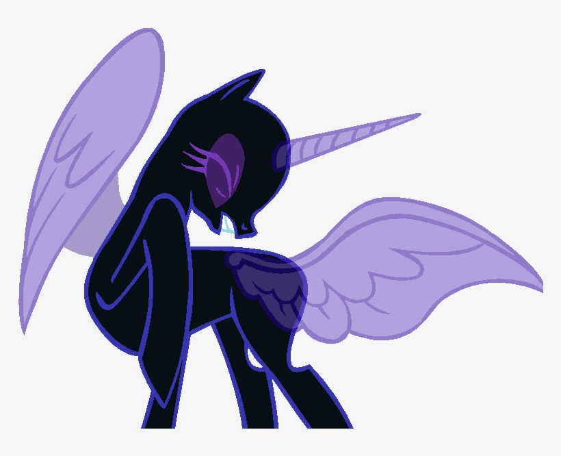 Mlp Base The Light - My Little Pony Nightmare Moon Base, transparent png #6343271