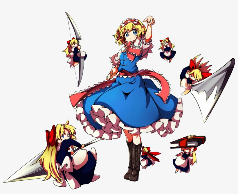 Alice Margatroid Hourai Doll And Shanghai Doll Touhou - Alice Margatroid Png, transparent png #6343538