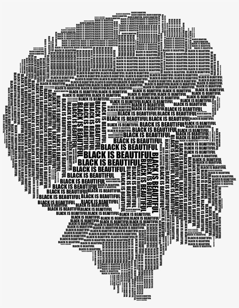 Black And White Stock African Drawing Beautiful - Transparent Afro Woman Png, transparent png #6345464