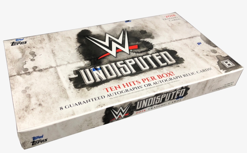 18 Topps Wwe Undisputed - Book Cover, transparent png #6345663