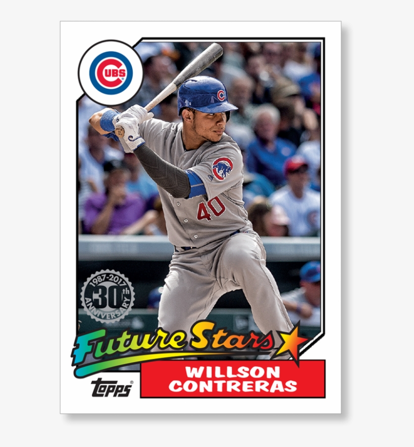 Contreras Chicago Cubs Jersey Png - 2017 Topps Willson Contreras Auto Series One Chicago, transparent png #6346085