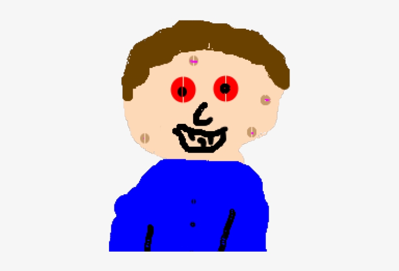 Red Eyes Clipart Guy - Drawing, transparent png #6346741