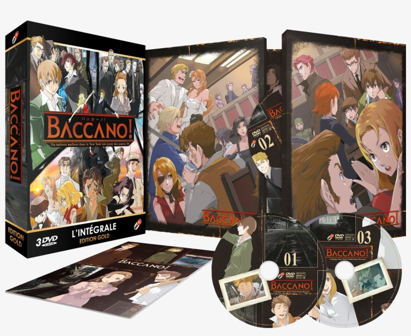 Dvd Fr Gold Boxset - Baccano Collection Blu-ray Uk Limited Collector's Edition, transparent png #6347067