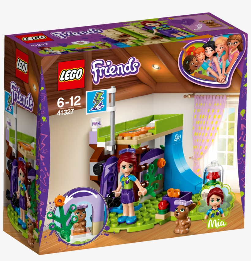 Friends 41327 Mia& - Lego Friends Mia Bedroom, transparent png #6348129