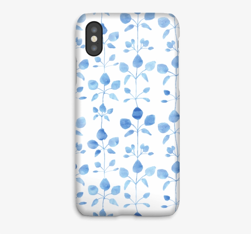 Flores Azules Funda Iphone X - Iphone 6s, transparent png #6348793