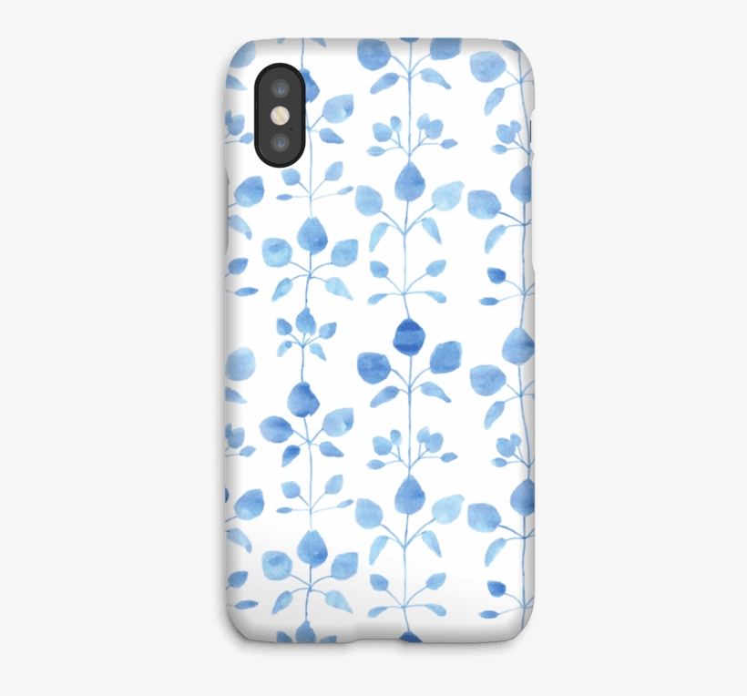 Flores Azules Funda Iphone X - Iphone 6s, transparent png #6348793