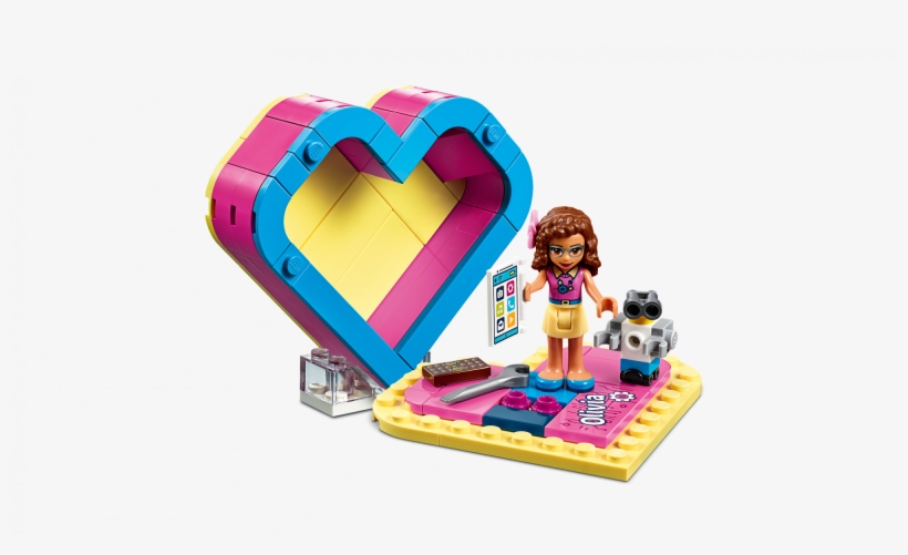 Lego Friends Olivia Südamekarp - Lego Friends, transparent png #6348841