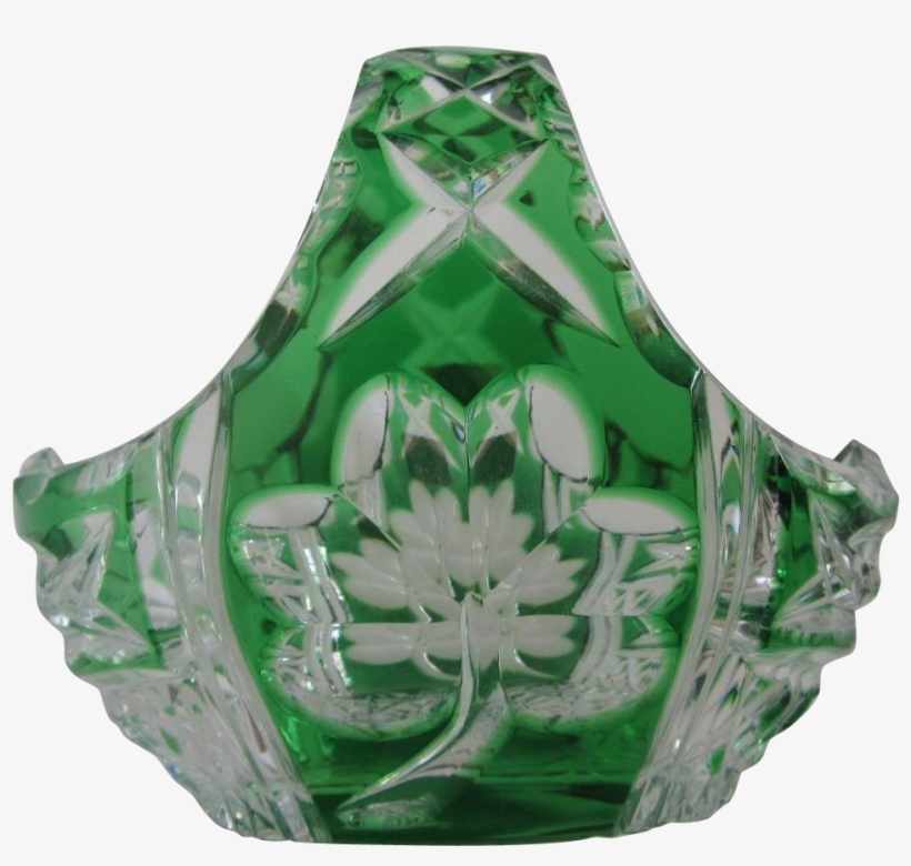 Celtic Crystal Shamrock And Celtic Cased Green Crystal, transparent png #6349073