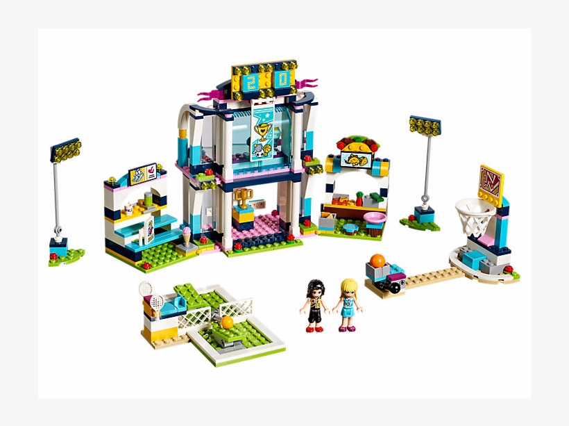 Stephanie's Sports Arena - Lego Friends Stephanie Sports Arena, transparent png #6349116