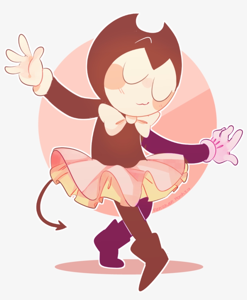 Artsy Pictures Tumblr - Bendy And The Ink Machine Bendy Skirt, transparent png #6349726