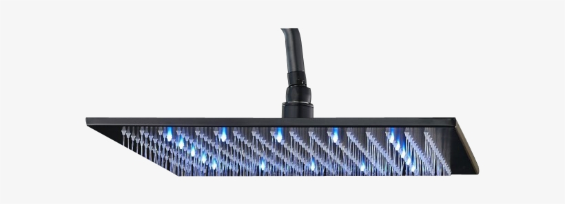 16" Oil Rubbed Bronze Square Color Changing Led Rain, transparent png #6350146