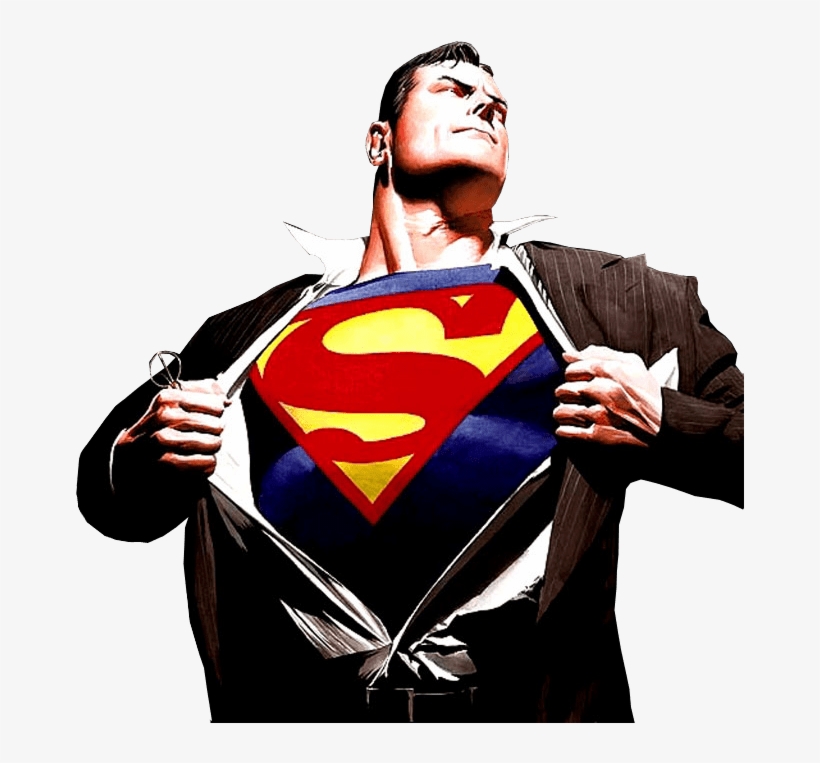 Superman Shirt Open Clark Kent Inside Pop Culture - Background Superman Hd, transparent png #6350625