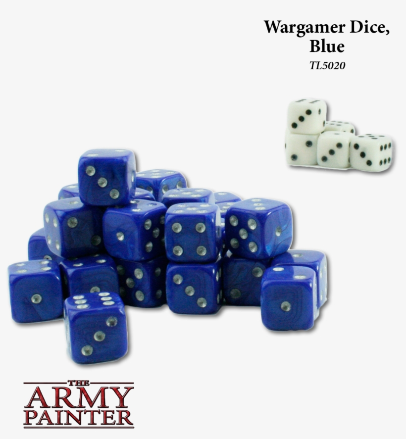 Army Painter Dice - Army Painter Wargamer Dice: Blue, transparent png #6350764
