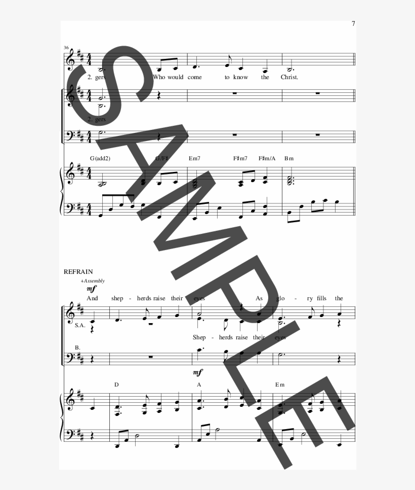 Child Of Light Thumbnail - Glory To God Mass Of St Ann Piano, transparent png #6350765