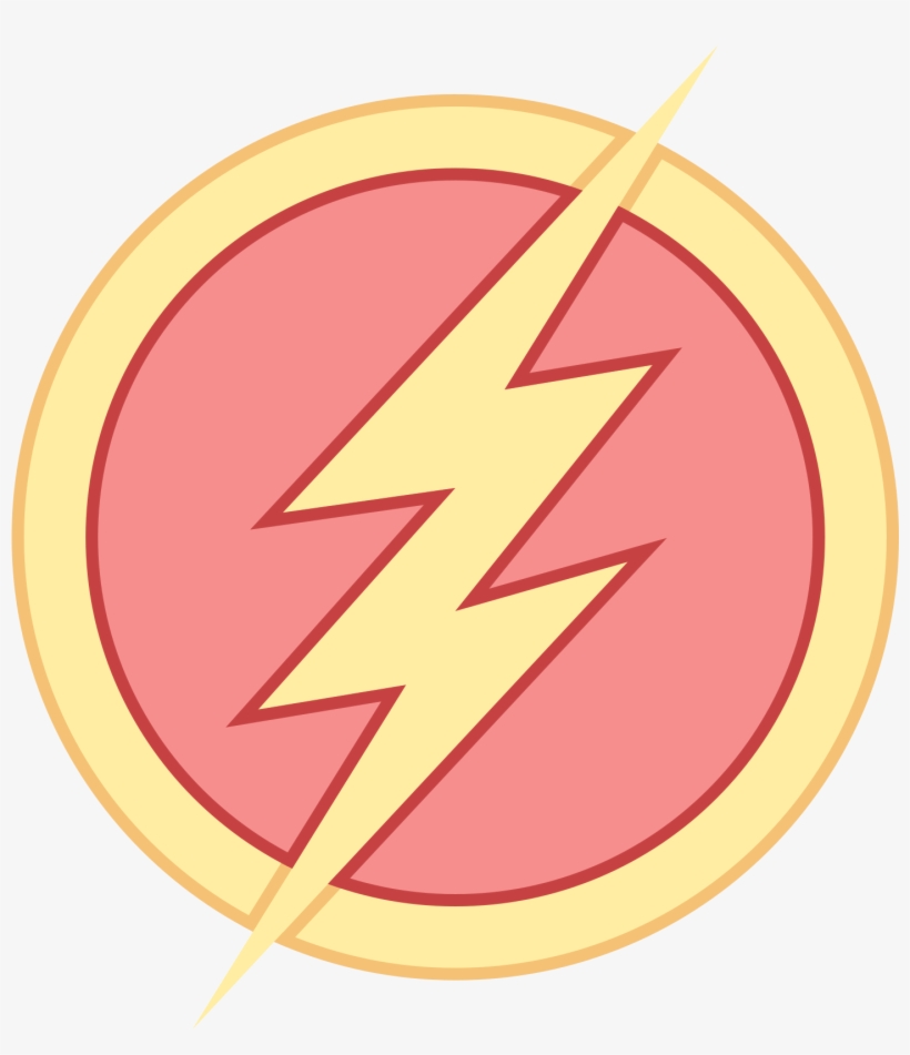 The Flash Sign Icon - Icon, transparent png #6351430