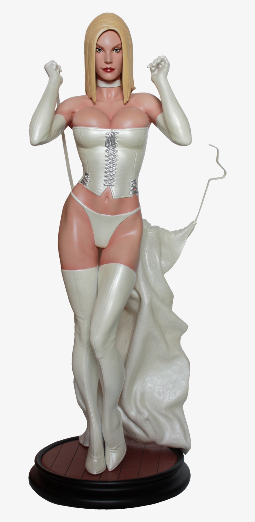 White Queen Emma Frost Statue By Sideshow Collectibles - Emma Frost, transparent png #6351596