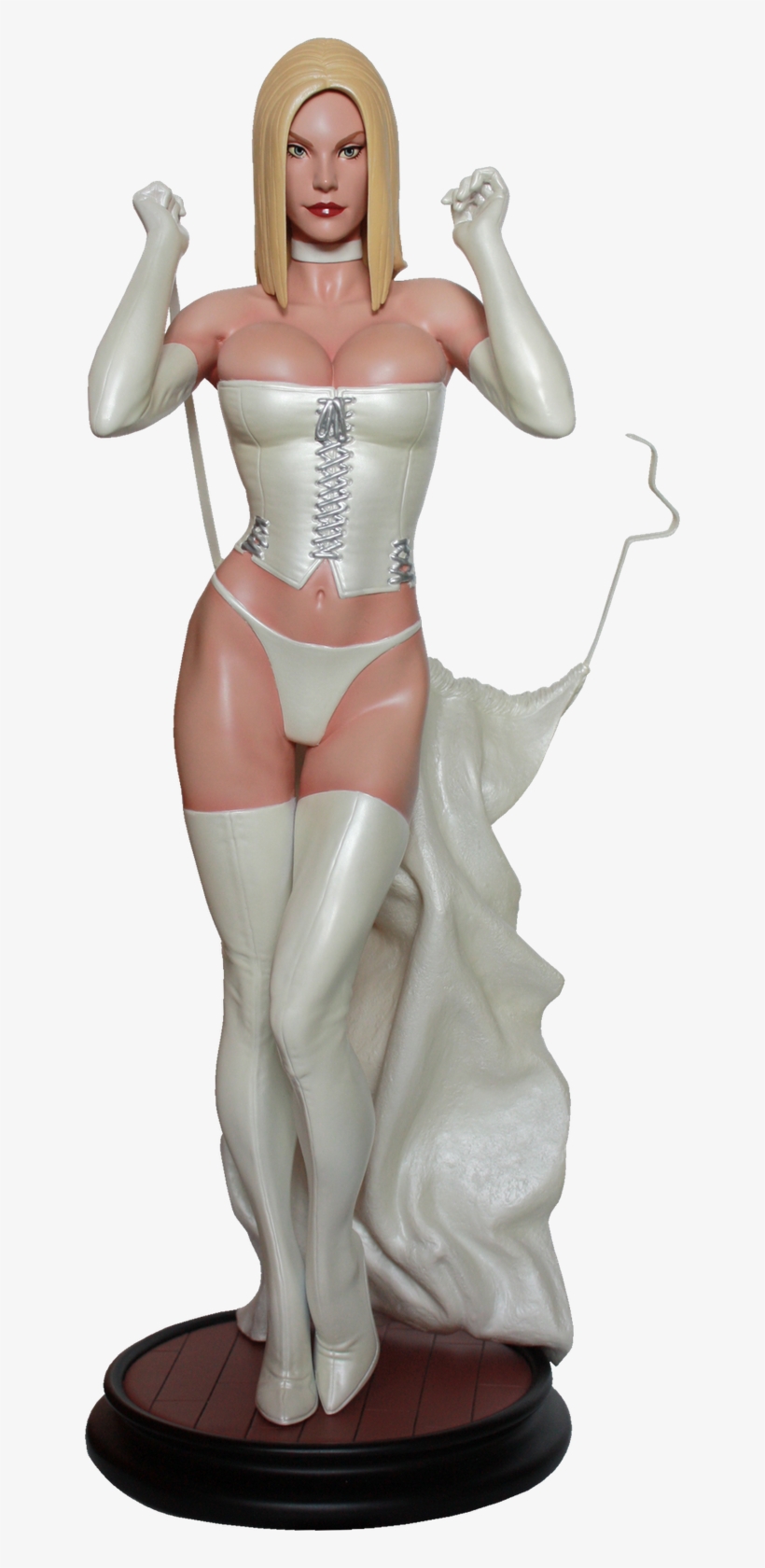 White Queen Emma Frost Statue By Sideshow Collectibles Emma Frost Free Transparent Png Download Pngkey