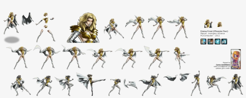 Click For Full Sized Image Emma Frost - Portable Network Graphics, transparent png #6351648