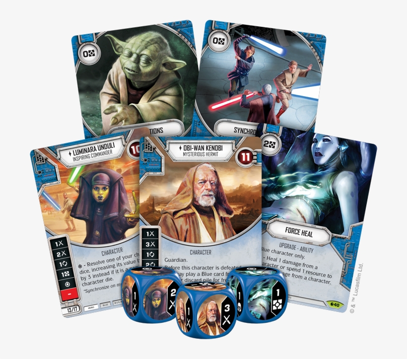 Blue Cards Swd - Star Wars: Destiny - Spirit Of Rebellion Booster Pack, transparent png #6351960