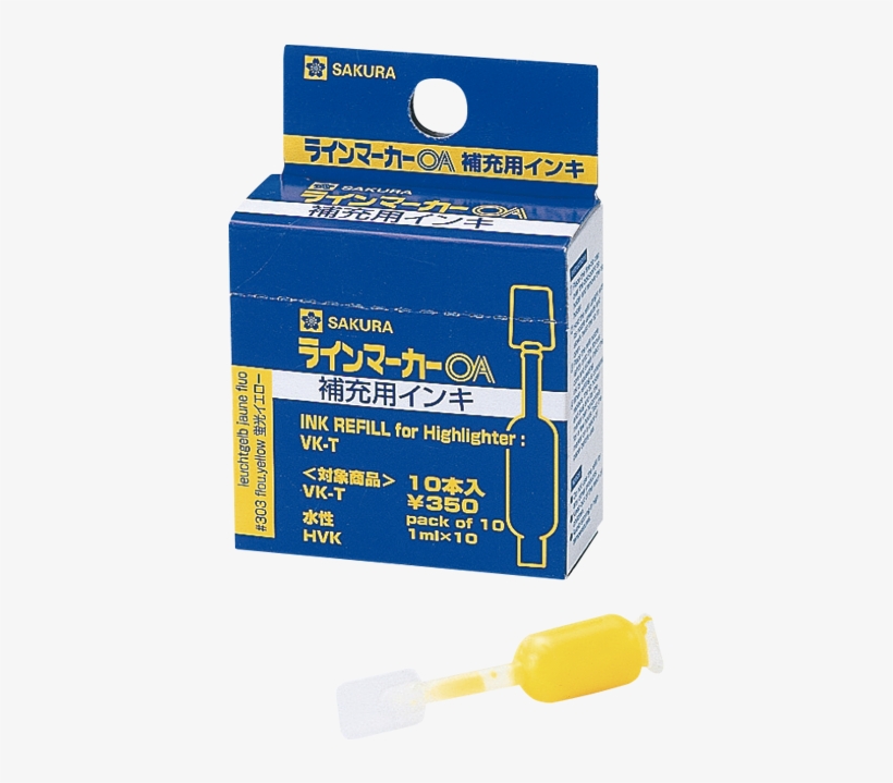 Ink For Sakura Line Marker - Sakura Color Fluorescent Pen Line Marker Oa2 Vk-t #329, transparent png #6352750