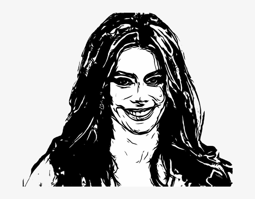 Sofia Vergara - Sofia Vergara Black And White, transparent png #6352798