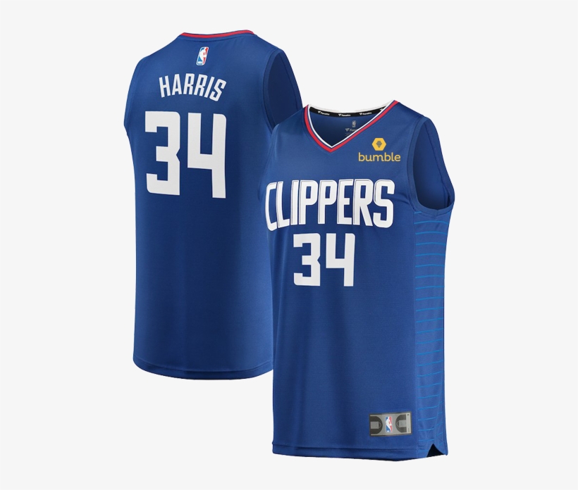 La Clippers Tobias Harris Icon Replica Jersey - Clippers Jersey, transparent png #6353000