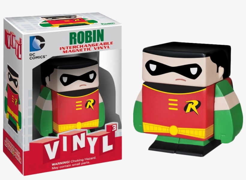 Robin Vinyl3 Figure - Batman - Robin Vinyl Cubed Figure, transparent png #6353824