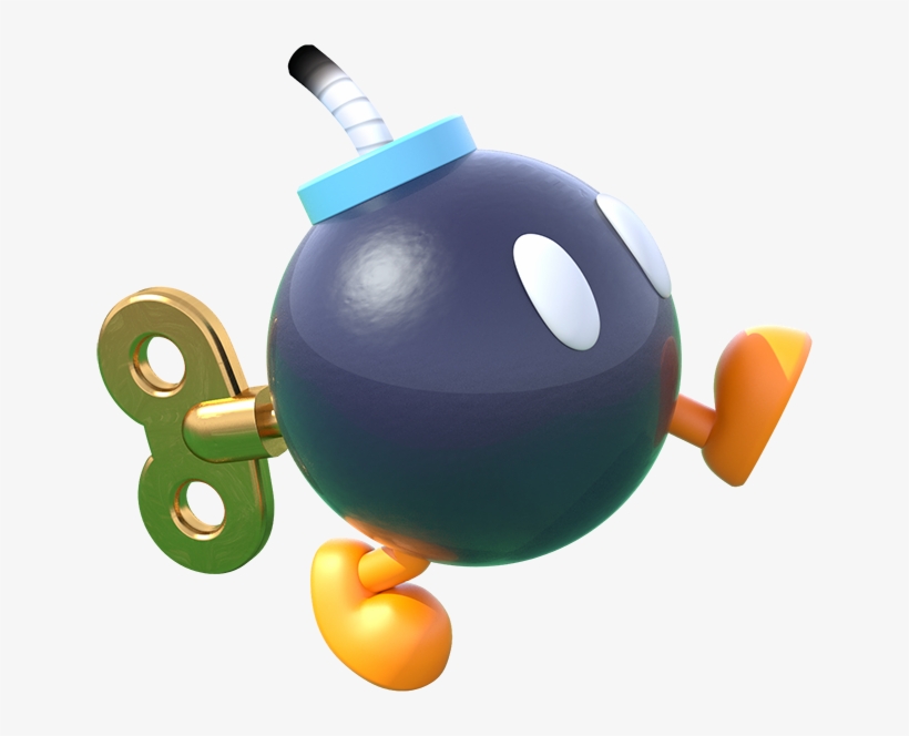 Bobomb - Mariopartystarrush - Super Mario Bomb Omb, transparent png #6355152