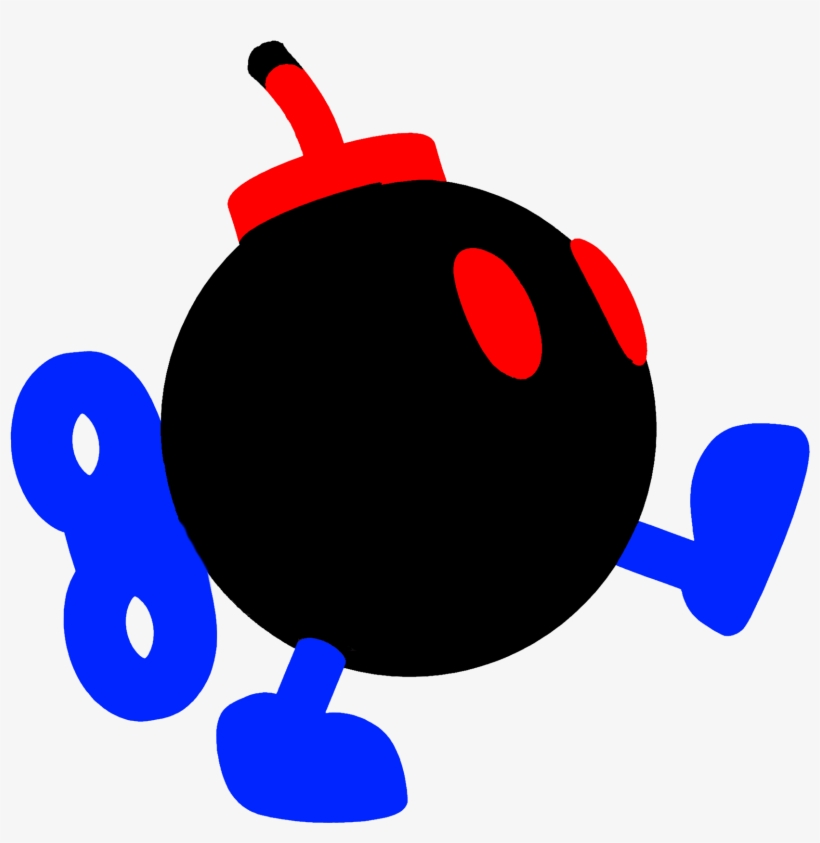 Dark Bob Omb, transparent png #6355643
