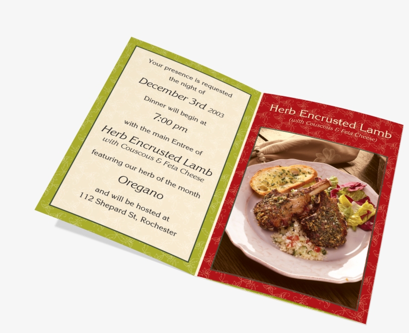 Oregano Herb Self Mailer - Garden Club, transparent png #6355683