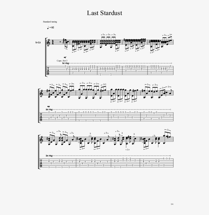 Your Lie In April Sheet Music, transparent png #6356226