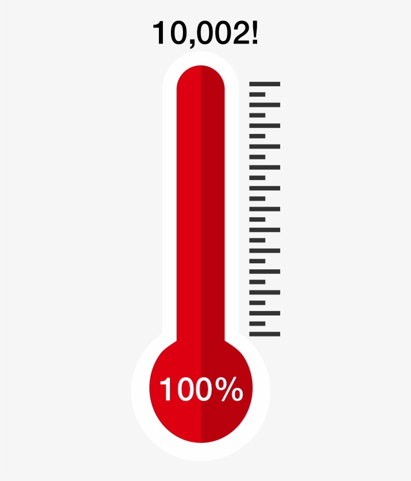 Thermometer Goal - Graphics, transparent png #6356342