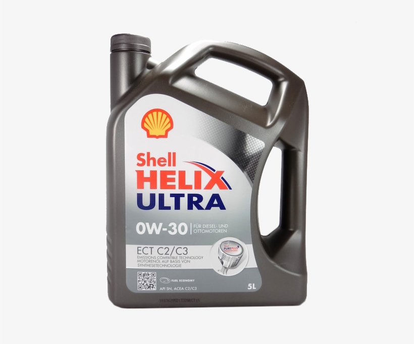Shell Helix Ultra 0w 30 Full Synthetic Engine Oil 5quarts - Shell Helix Ultra Ect 0w 30, transparent png #6358771