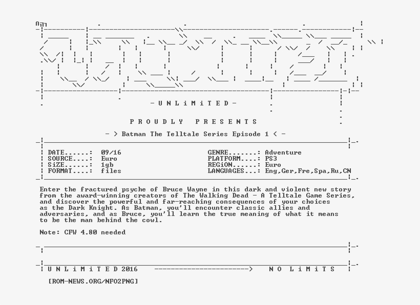 Batman - The - Telltale - Series - Episode - 1 - Ps3-unlimited - Document, transparent png #6358773