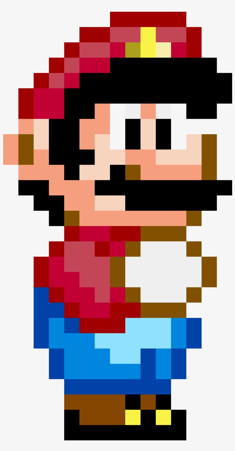 Pixel Art 16 Bit Mario Grid Gallery.