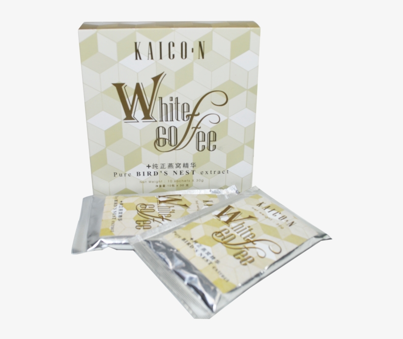 Kaico-n White Coffee With Bird's Nest Essence [燕窝精华白咖啡冲剂] - White Coffee, transparent png #6359785