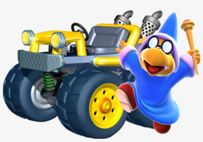 Mkpc Kamek - Mario Kart Characters King Boo, transparent png #6360649
